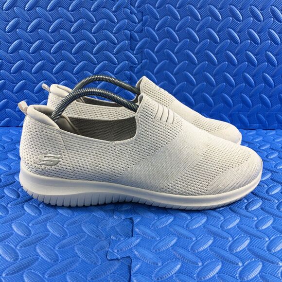 Skecher Joy Sensational Womens Shoes Size 11 Cream Day Slip On Walking Sneakers - Picture 1 of 13